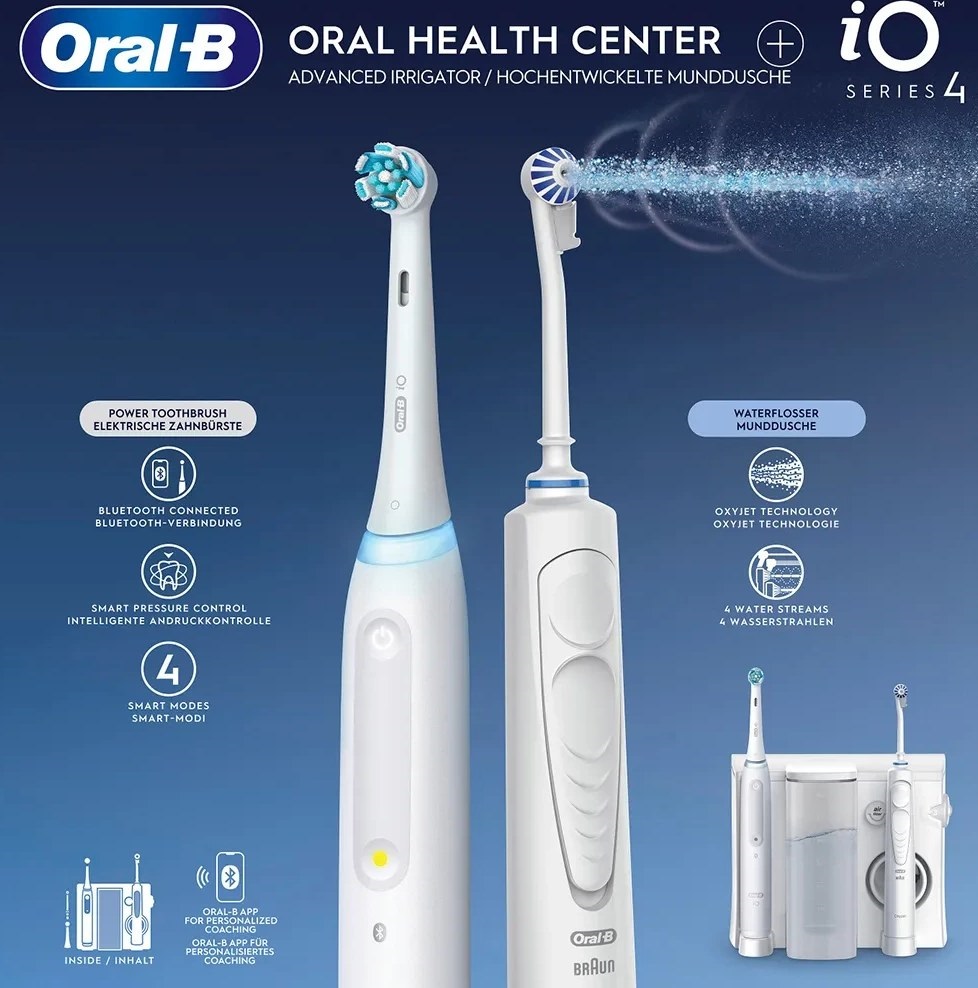مسواک برقی هوشمند اورال-بی مدل IO4 اکسی جت